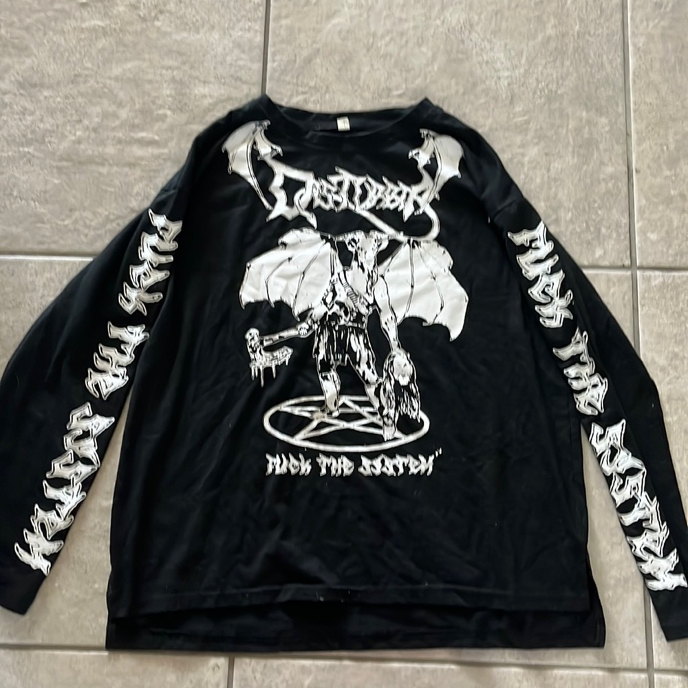 Long sleeve Baphoment graphic t-Shirt